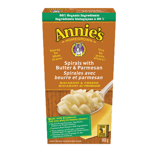 Annie's Homegrown Spirals with Butter and Parmesan