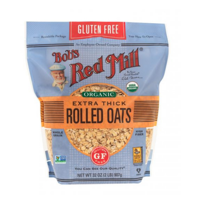 Bob's Red Mill G/F Organic Extra Thick Rolled Oats 907g
