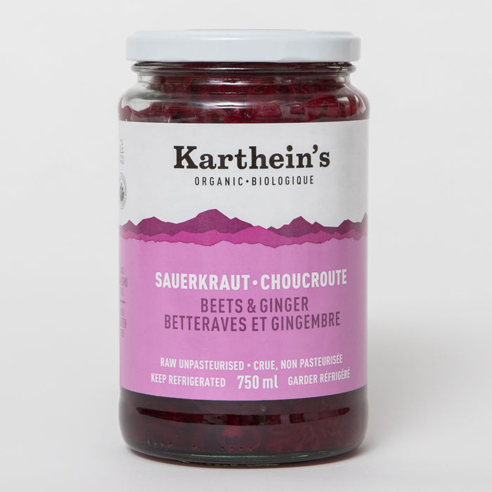 Karthein's Organic Beets & Ginger Sauerkraut 750ml