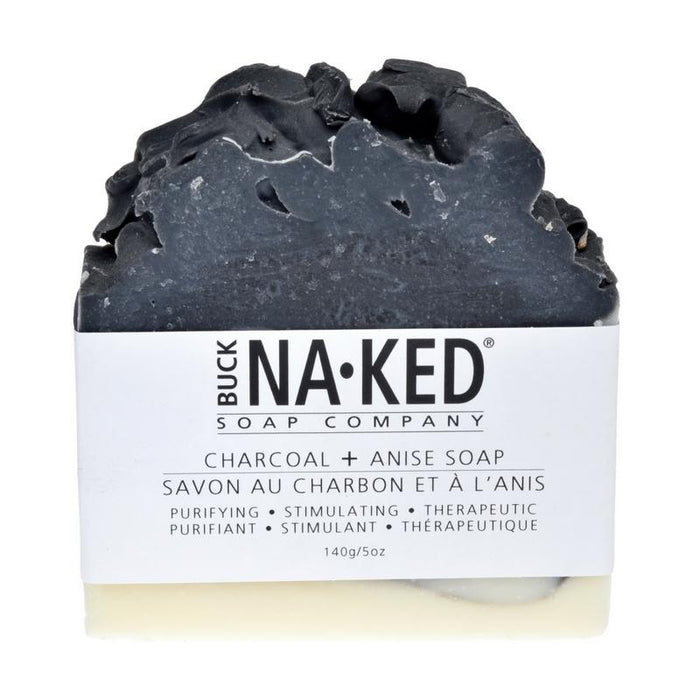 Buck Naked Soap Charcoal Anise 150g