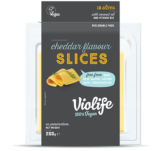 Violife Vegan Cheese Cheddar Cheese Slices 200g