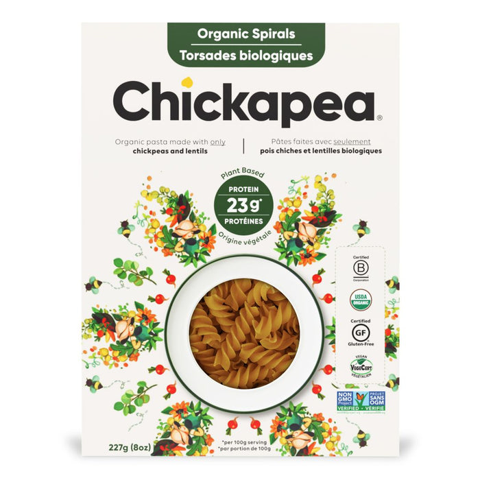 Chickapea G/F Pasta Spirals 227g