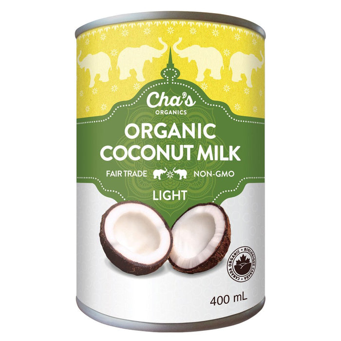 Cha's Organic Coconut Milk Light 400ml