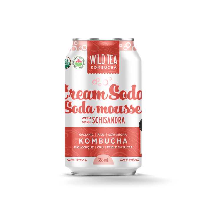Wild Tea Kombucha Cream Soda with Schisandra 355ml
