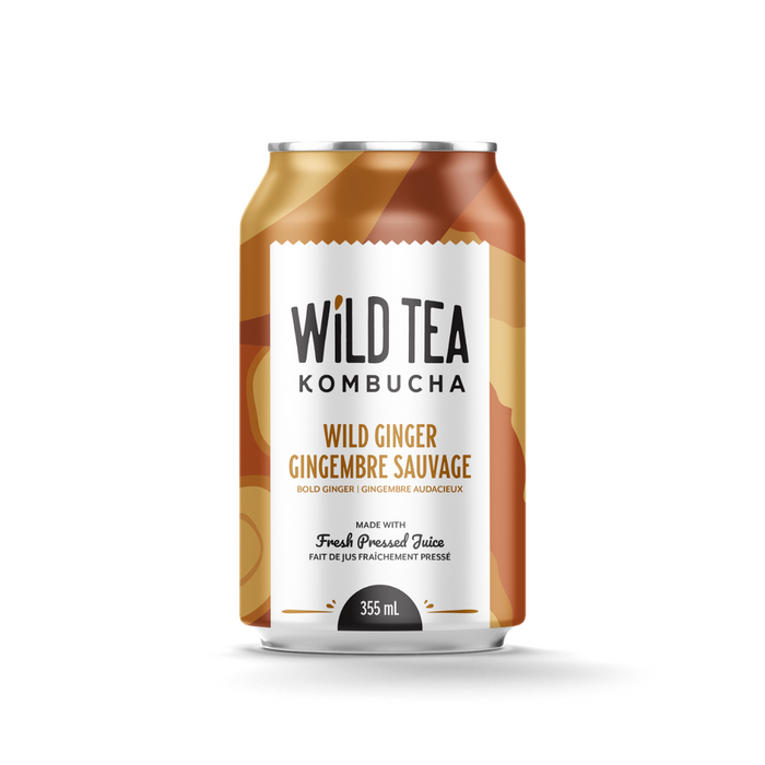Wild Tea Kombucha Wild Ginger 355ml