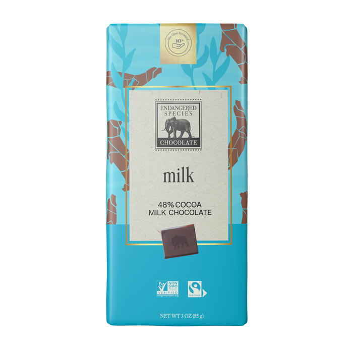 Endangered Species 48% Milk Chocolate 85g