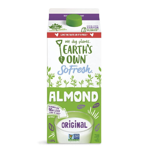 Earth's Own Original Almond Fresh Beverage 1.89L