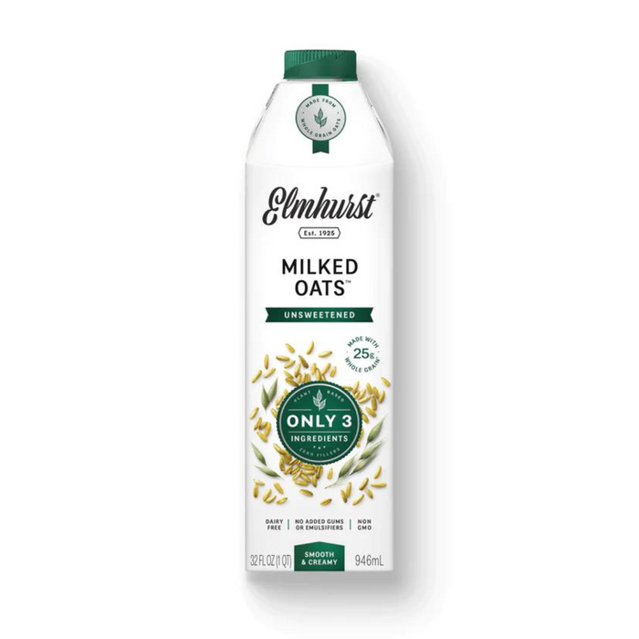 Elmhurst Milked Oats Unsweetened 946ml