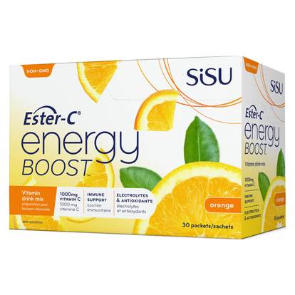 Sisu Ester-C Energy Boost Orange 30 packets