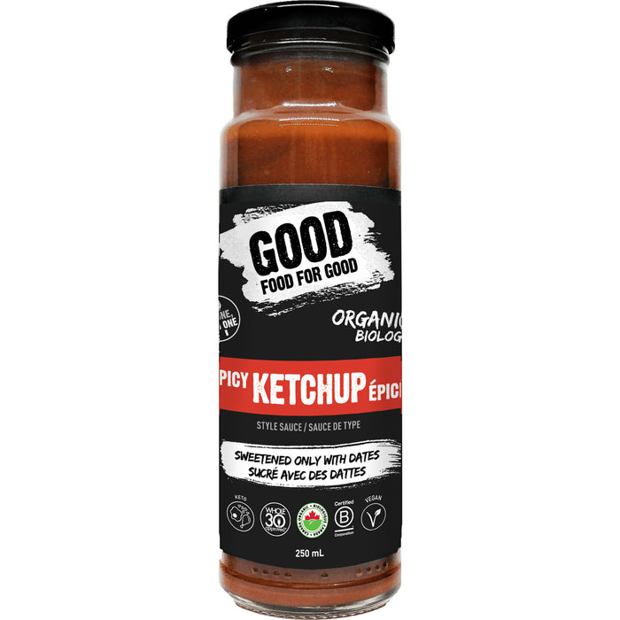 Good Food For Good Ketchup Spicy Organic 250mL