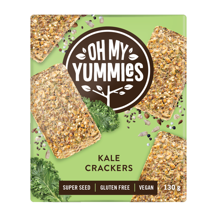 Oh My Yummies: GF Kale Crackers