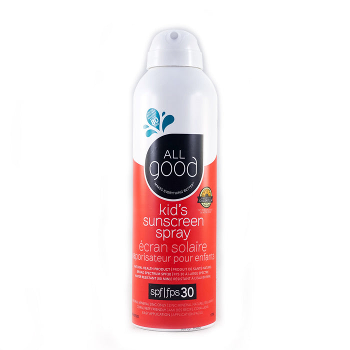 ALL GOOD SUNSCREEN SPRAY KIDS SPF 30 177ML Natural Food Pantry Online All good sunscreen spray kids spf 30 177ml natural food pantry online