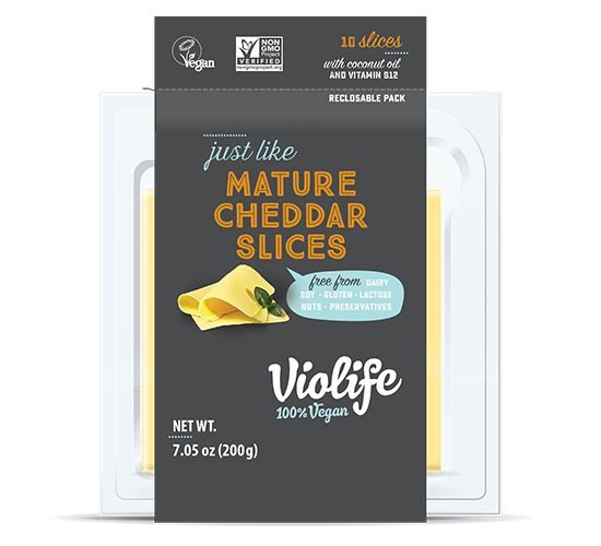 Violife Vegan Cheese Mature Cheddar Slices 200g — Natural Food Pantry