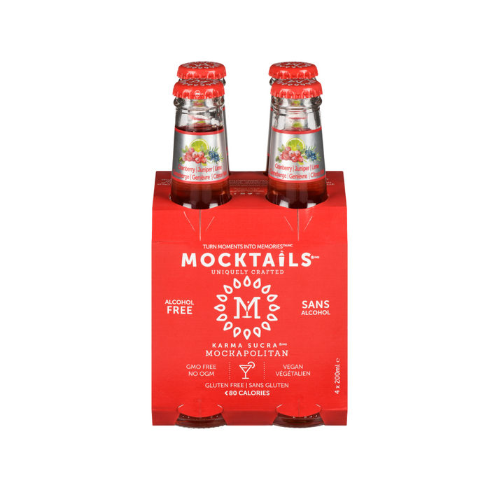 Mockapolitan Non-Alcoholic Cocktail Karma Sucra 4 pack