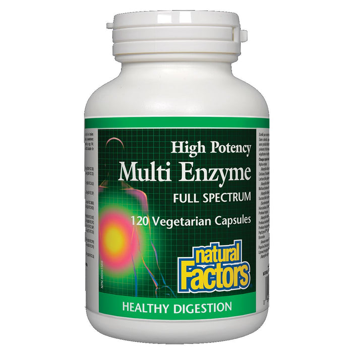 Natural Factors Multi Enzyme 120 tab