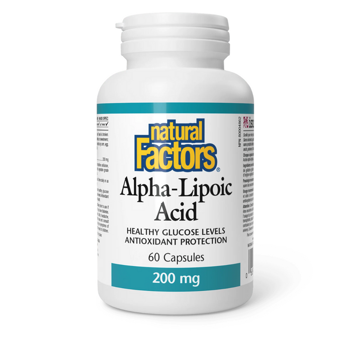 Natural Factors Alpha-Lipoic Acid 200mg 60caps