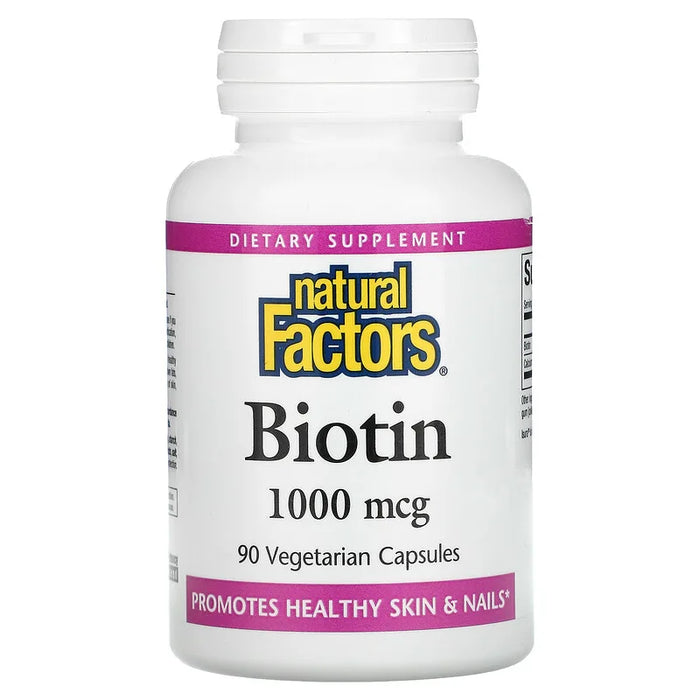 Natural Factors Biotin 1000mcg 90vcaps
