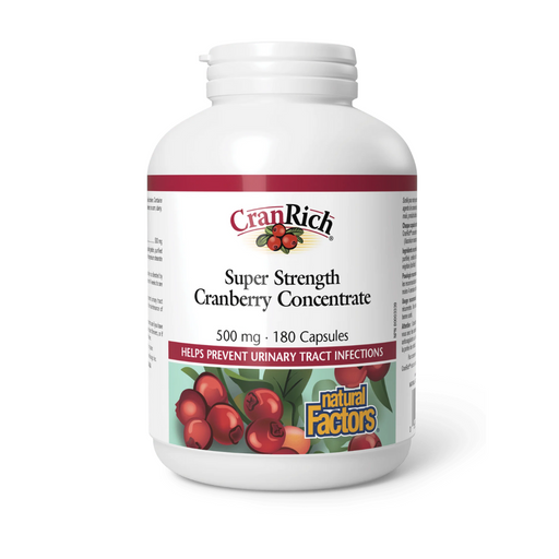 Natural Factors CranRich Super Strength Cranberry Concentrate 500mg 180caps