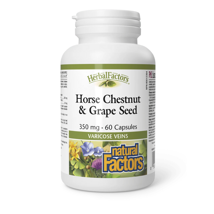 Natural Factors Horse Chestnut & Grapeseed 60caps