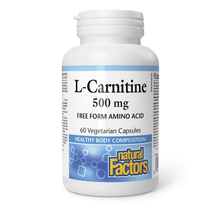 Natural Factors L-Carnitine 500mg 60caps