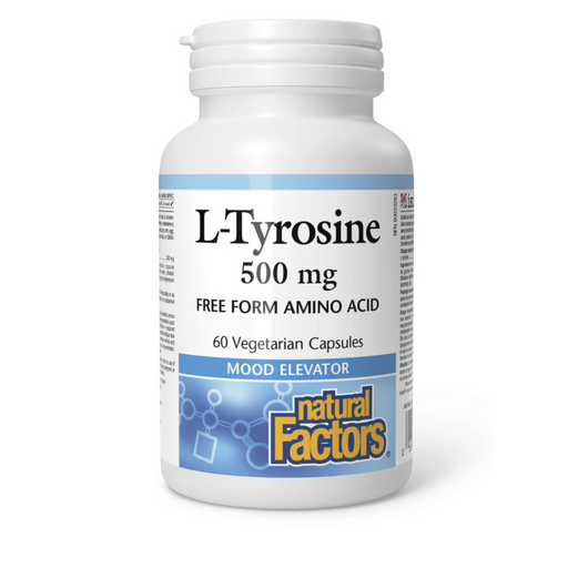 Natural Factors L-Tyrosine 500mg 60vcaps
