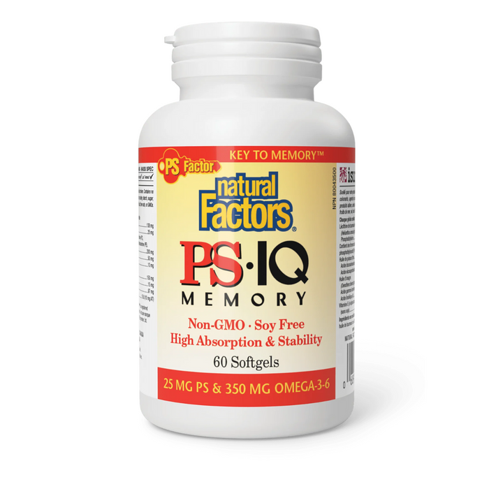 Natural Factors PS IQ Memory 60 softgels