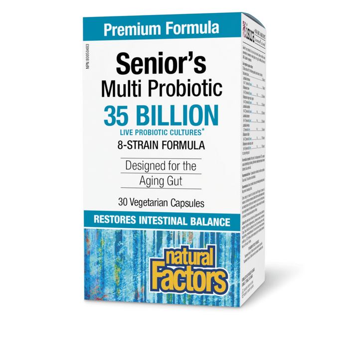 Natural Factors Probiotic Senior's Multi 35 Billion 30vcaps