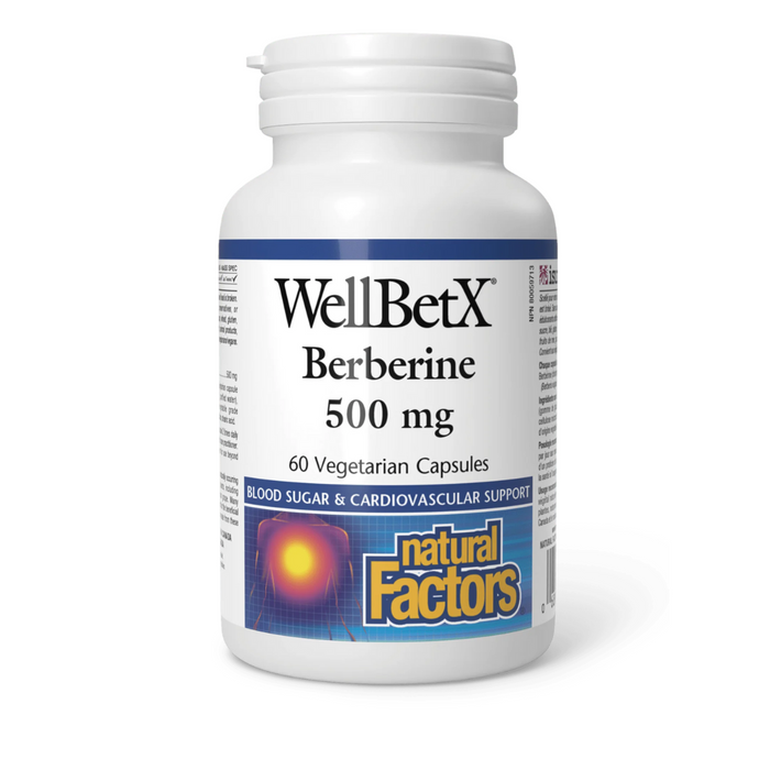 Natural Factors WellBetX Berberine 500mg 60caps