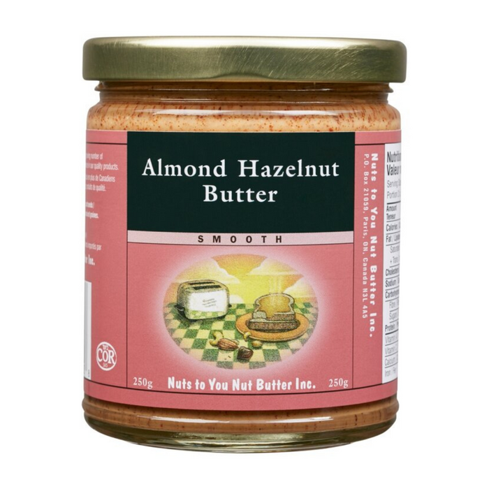 Nuts to You Almond Hazelnut Butter Smooth 250g