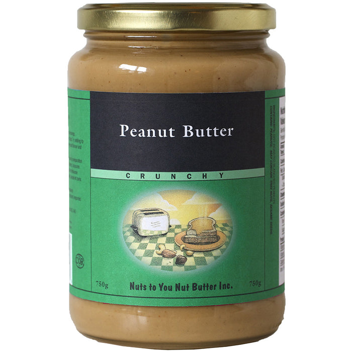 Nuts To You Peanut Butter Crunchy 750g