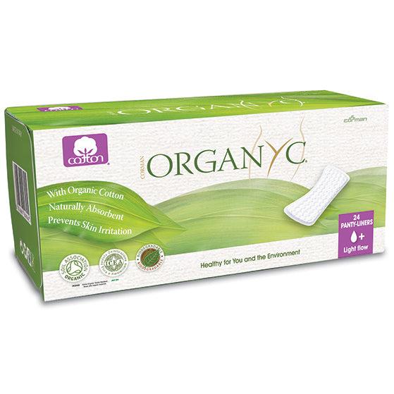 Organyc Panty Liners Light Flow 24 flat count