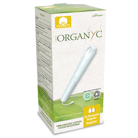 Organyc Tampons with Applicator Regular Flow 16 count