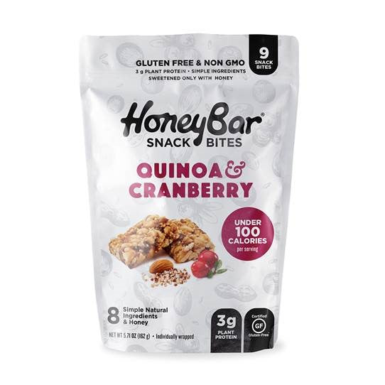 Honeybar Quinoa Cranberry Snack Bites