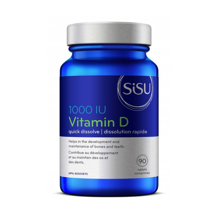 SISU Vitamin D3 1000IU 90tabs