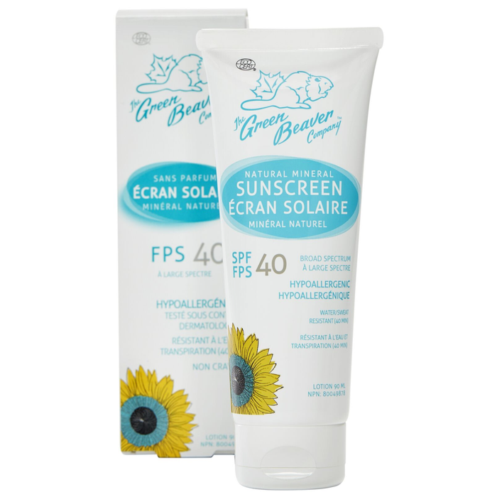 Green Beaver Mineral Sunscreen Adult Lotion SPF 40