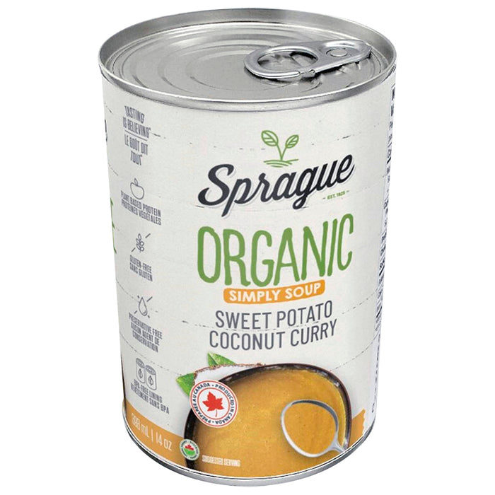 Sprague Organic Sweet Potato Coconut Curry Soup 398ml