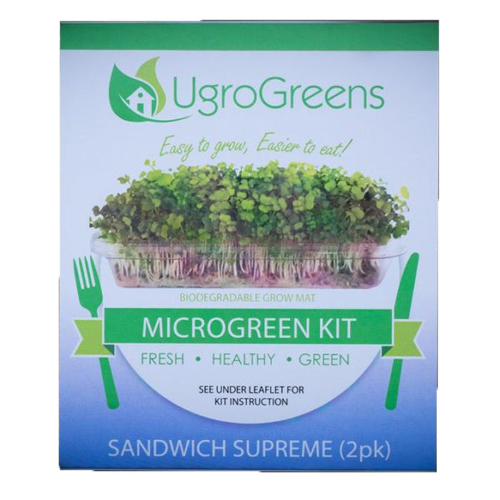 UgroGreens Microgreen kit Sandwich Supreme