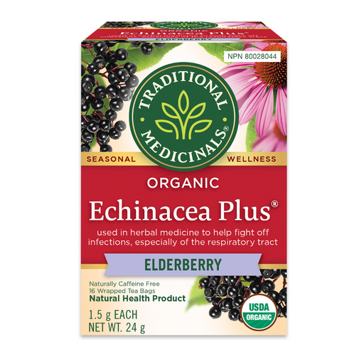 Traditional Medicinals Tea Organic Echinacea Plus Elderberry