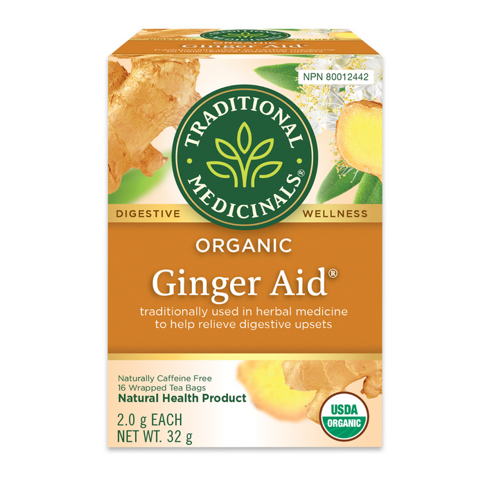 Traditional Medicinals Tea Organic Ginger Aid