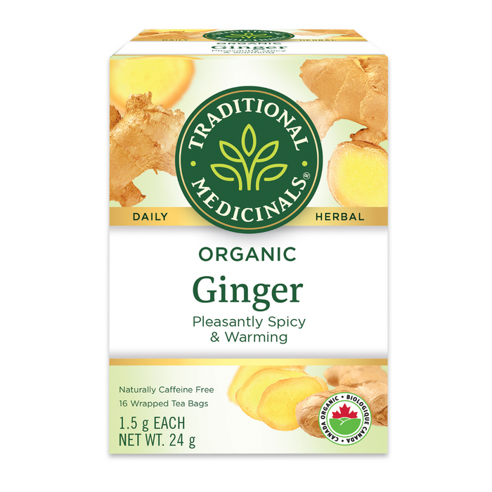 Traditional Medicinals Tea Organic Ginger 16 Bags