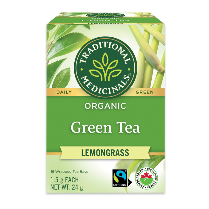 Traditional Medicinals Green Tea Organic Lemongrass
