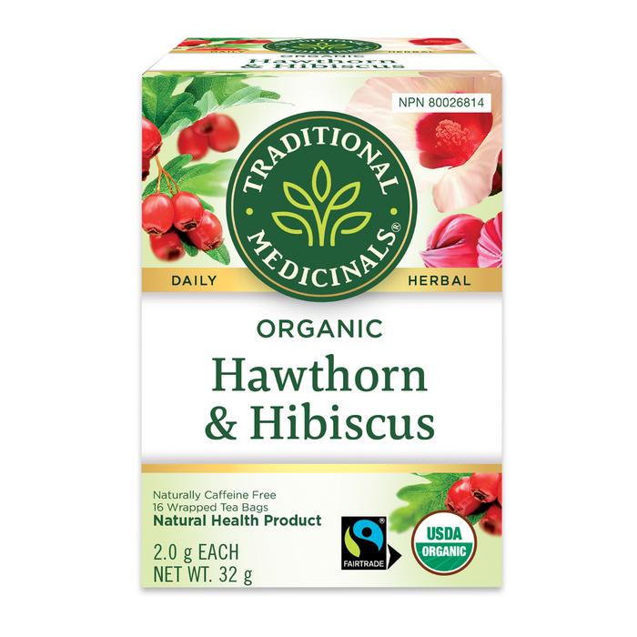 Traditional Medicinals Tea Organic Hawthorne Hibiscus