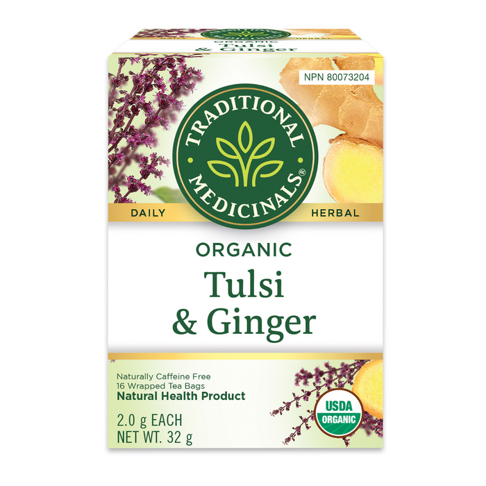 Traditional Medicinals Tulsi with Ginger Tea