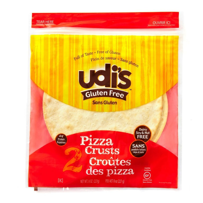Udi's Gluten Free Pizza Crusts, 2 Pack 227g