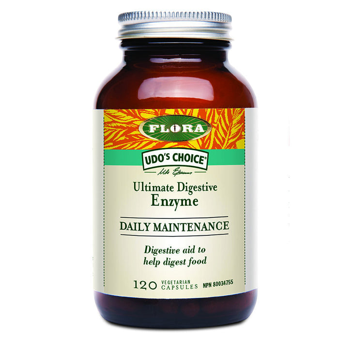Udo's Choice Ultimate Digestive Enzyme Daily Maintenance 120 cap