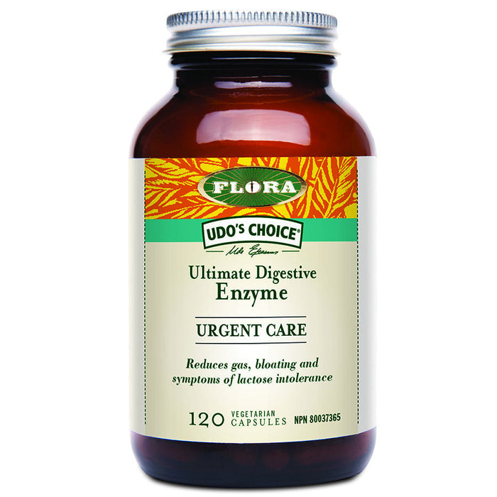 Udo's Choice Ultimate Digestive Enzyme Urgent Care 120 caps