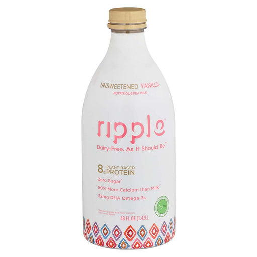 Ripple Unsweetened Vanilla Pea Protein Milk 1.42L