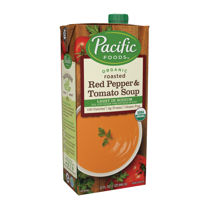 Pacific Foods G/F Creamy Low Sodium Roasted Red Pepper 946ml