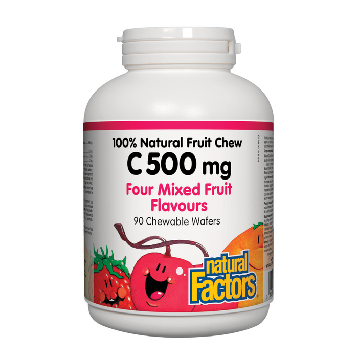 Natural Factors Natural Fruit Chew C 500mg Mixed Fruit