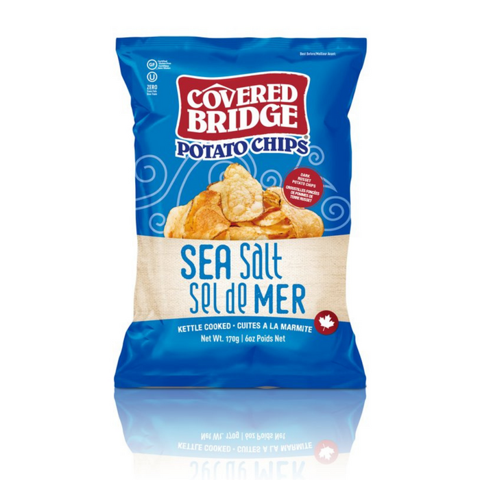 Covered Bridge Chips Sea Salt 170g